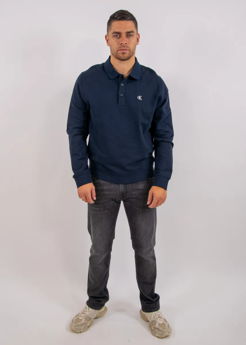 Calvin Klein Jeans CL LS 350Terry Mongm Plo Sweatshirt 5 Calvin Klein Jeans lv04rh235 cef dark sapphire