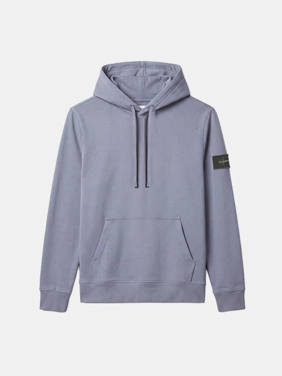 Calvin Klein Jeans LS EU 350Terry Badge Hoodie 1 Calvin Klein Jeans lv04rj201g 5fa steel gray