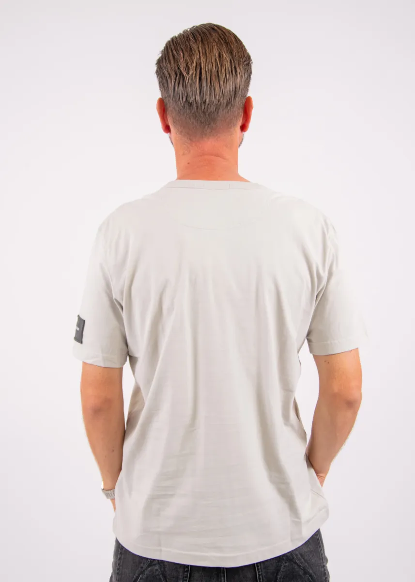 Calvin Klein Jeans SS Clsc Sueded Jersey Badge Tee 3 Calvin Klein Jeans lv04rj206g pdj moonstruck