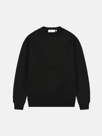 Croyez art studio knit sweater black
