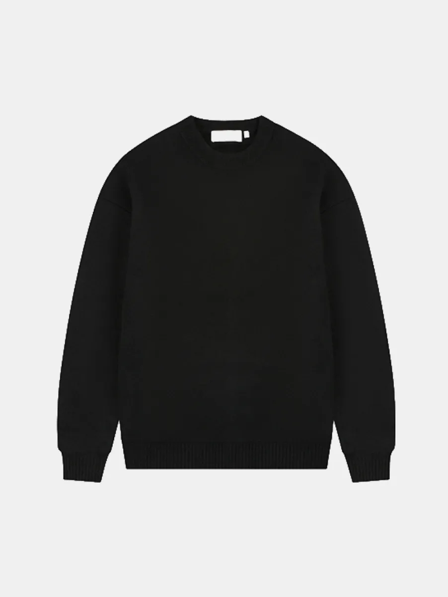 Croyez Art Studio Knit Sweater 1 Croyez art studio knit sweater black