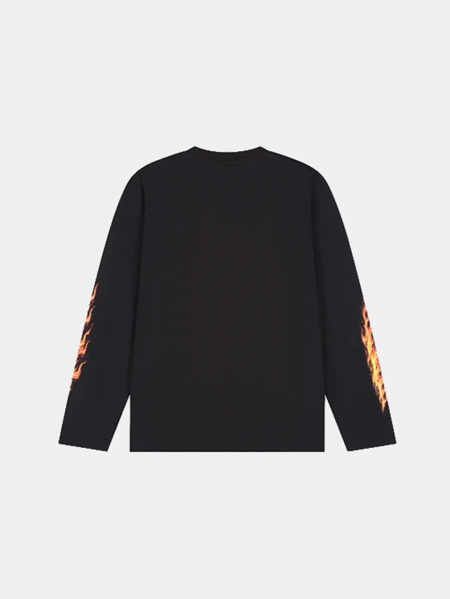 Croyez Firestorm Longsleeve T-Shirt 2 Croyez firestorm longsleeve t-shirt black