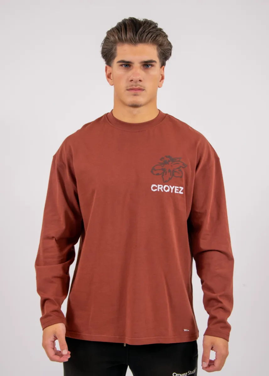 Croyez Gardener Longsleeve T-Shirt 3 Croyez gardener longsleeve t-s melted red