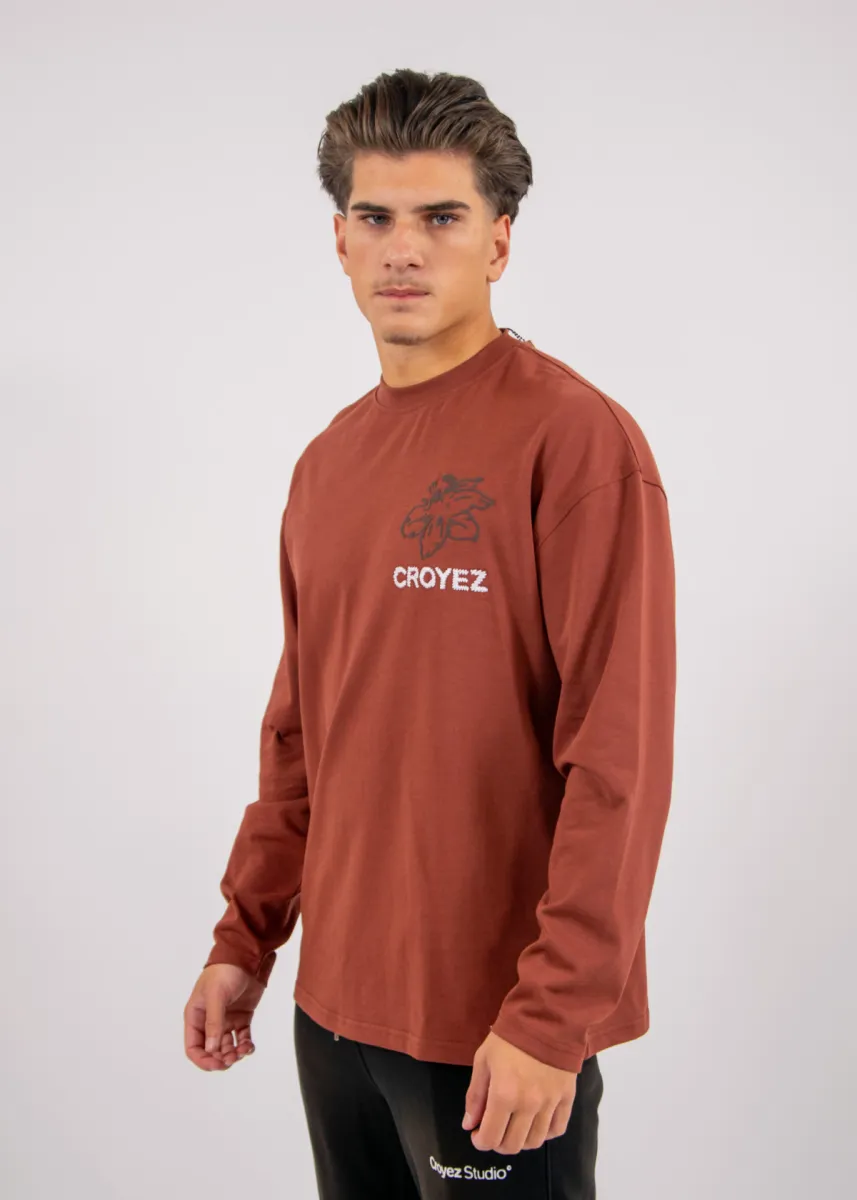 Croyez Gardener Longsleeve T-Shirt 4 Croyez gardener longsleeve t-s melted red