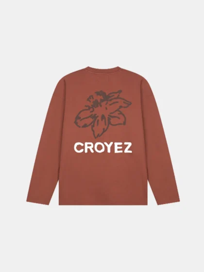 Croyez gardener longsleeve t-s melted red