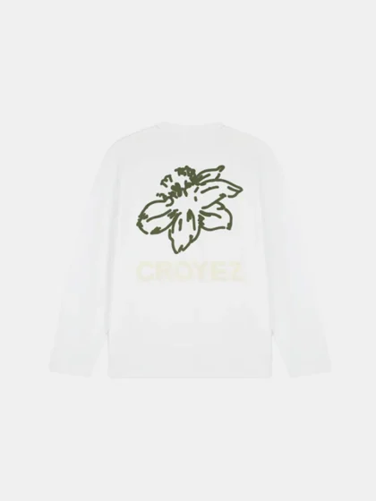 Croyez gardener longsleeve t-s white