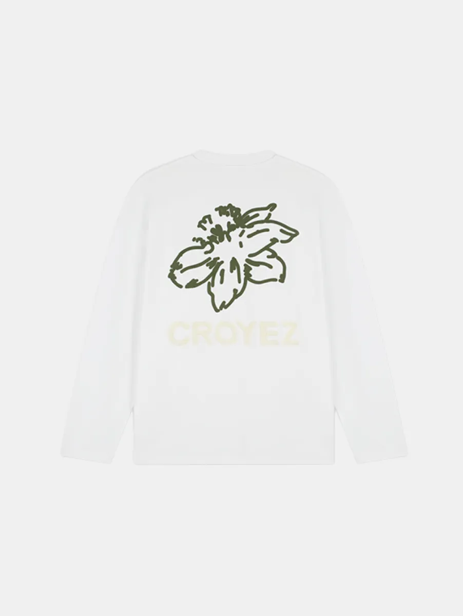 Croyez Gardener Longsleeve T-Shirt 1 Croyez gardener longsleeve t-s white
