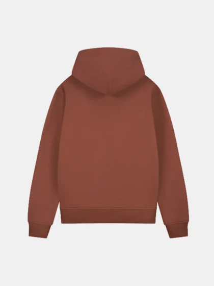 Croyez heavyweight college hoodie melted red