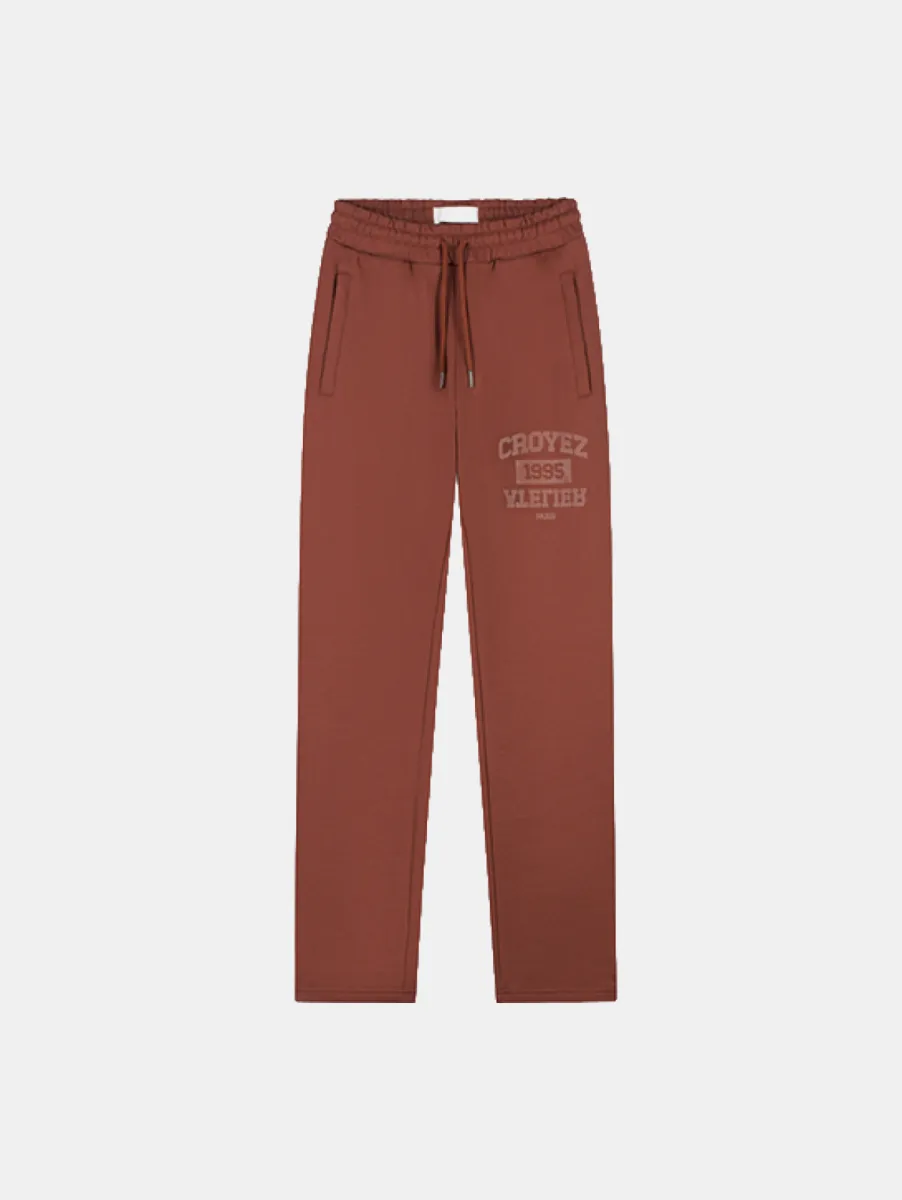 Croyez Heavyweight College Relaxed Sweatpants 1 Croyez heavyweight college relaxed s melted red