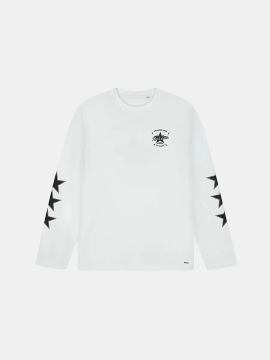 Croyez Rockstar Longsleeve T-Shirt 2 Croyez rockstar longsleeve t-shirt white