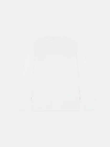 Croyez studio damaged longsleeve t- white