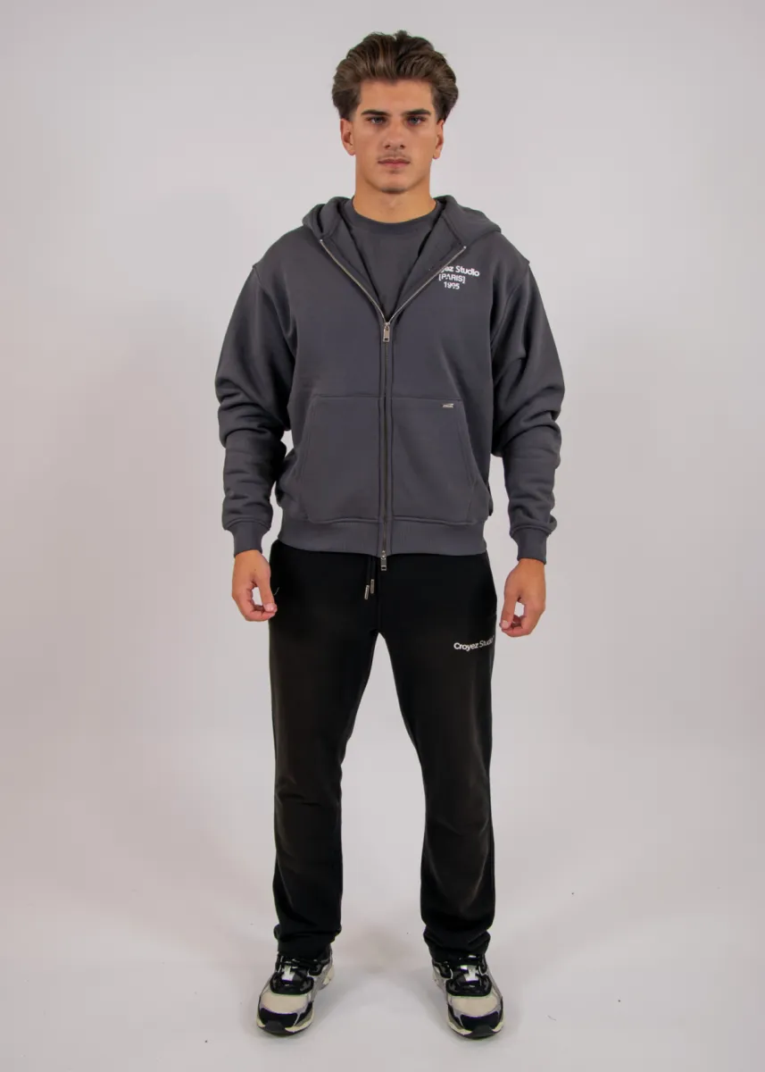 Croyez Studio Damaged Zip Hoodie 6 Croyez studio damaged zip hoodie antra