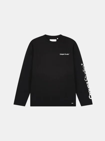 Croyez studio faded longsleeve t-shi black