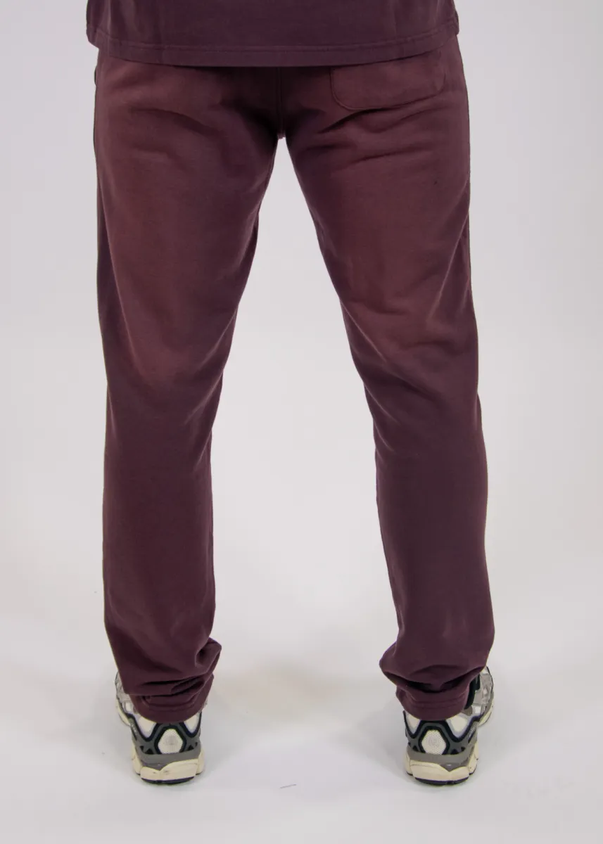 Croyez Studio Faded Straight Leg Sweatpants 5 Croyez studio faded straighty leg swe raisin red