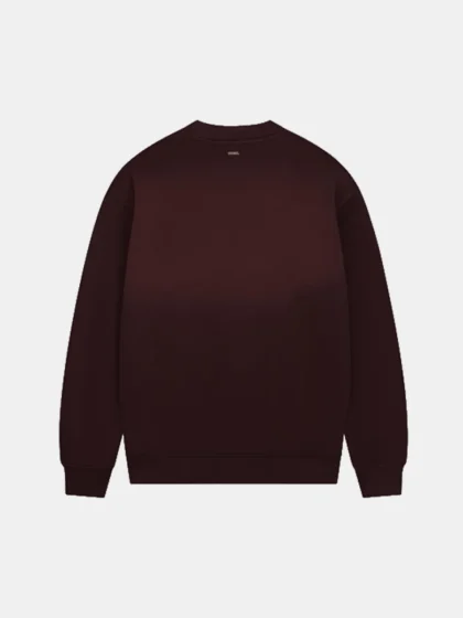 Croyez studio faded sweater raisin red