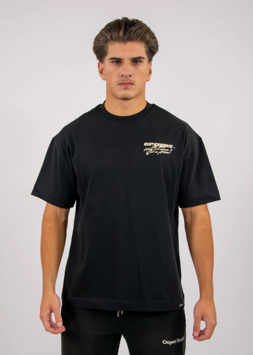 Croyez Stitched Heart T-Shirt 1 Croyez worldtour t-shirt black