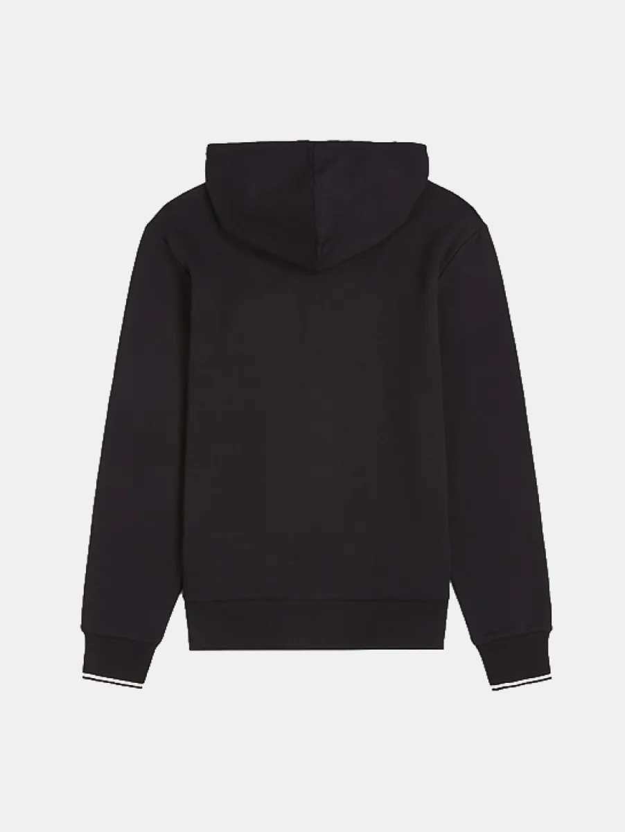 Fred Perry Hooded Zip Through Sweatshirt 2 Fred Perry j7536 198 black