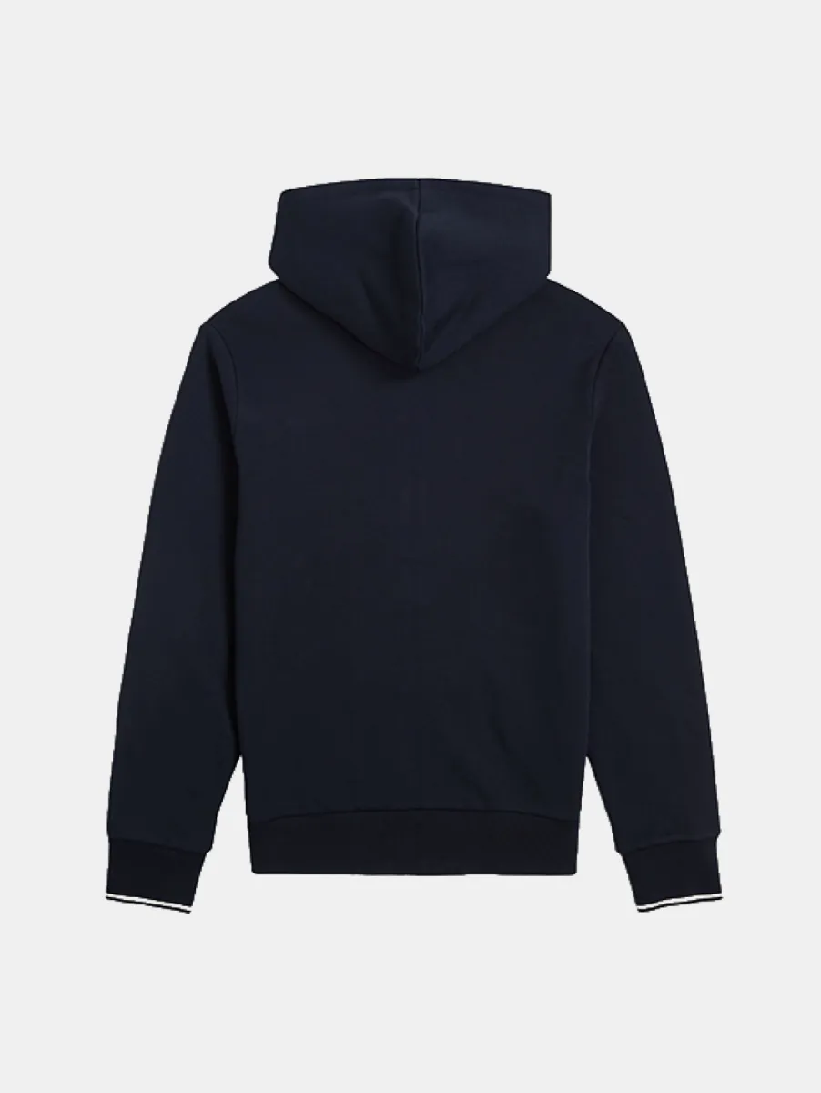 Fred Perry Hooded Zip Through Sweatshirt 2 Fred Perry j7536 795 navy