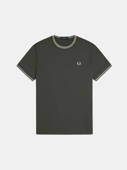 Fred Perry m1588v u98 fieldgreen/oatmeal