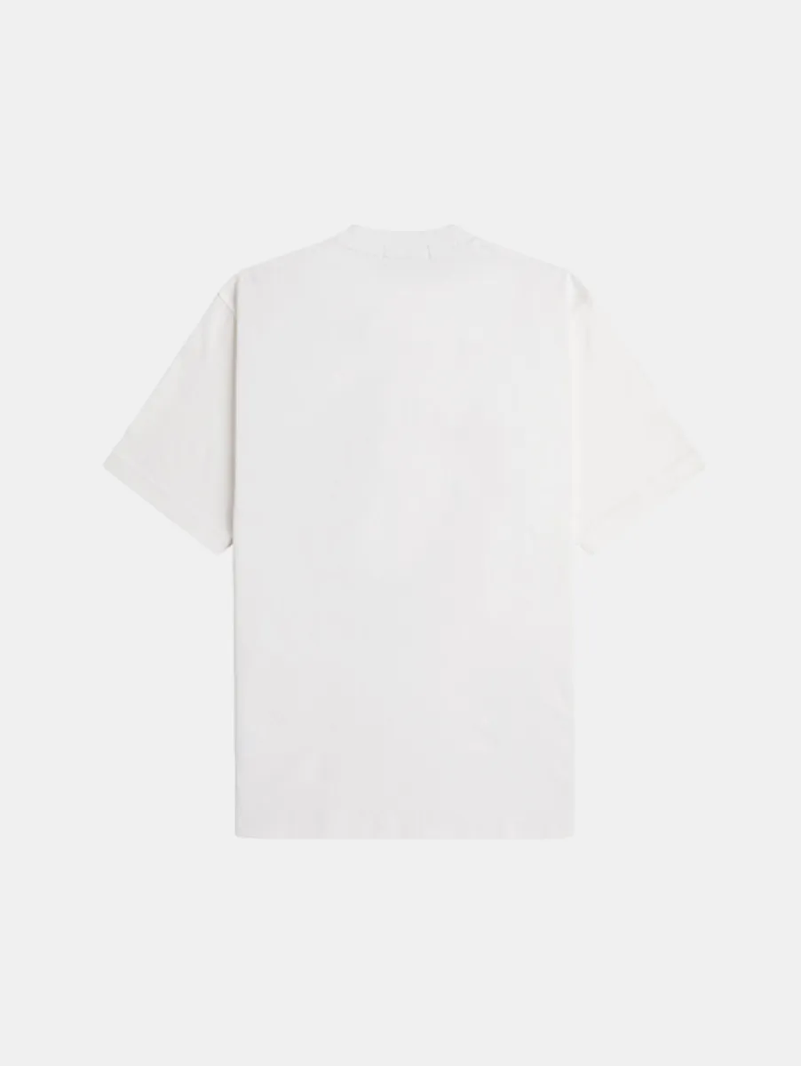 Fred Perry Tartan Applique Sweatshirt 2 Fred Perry m3417 129 snow white