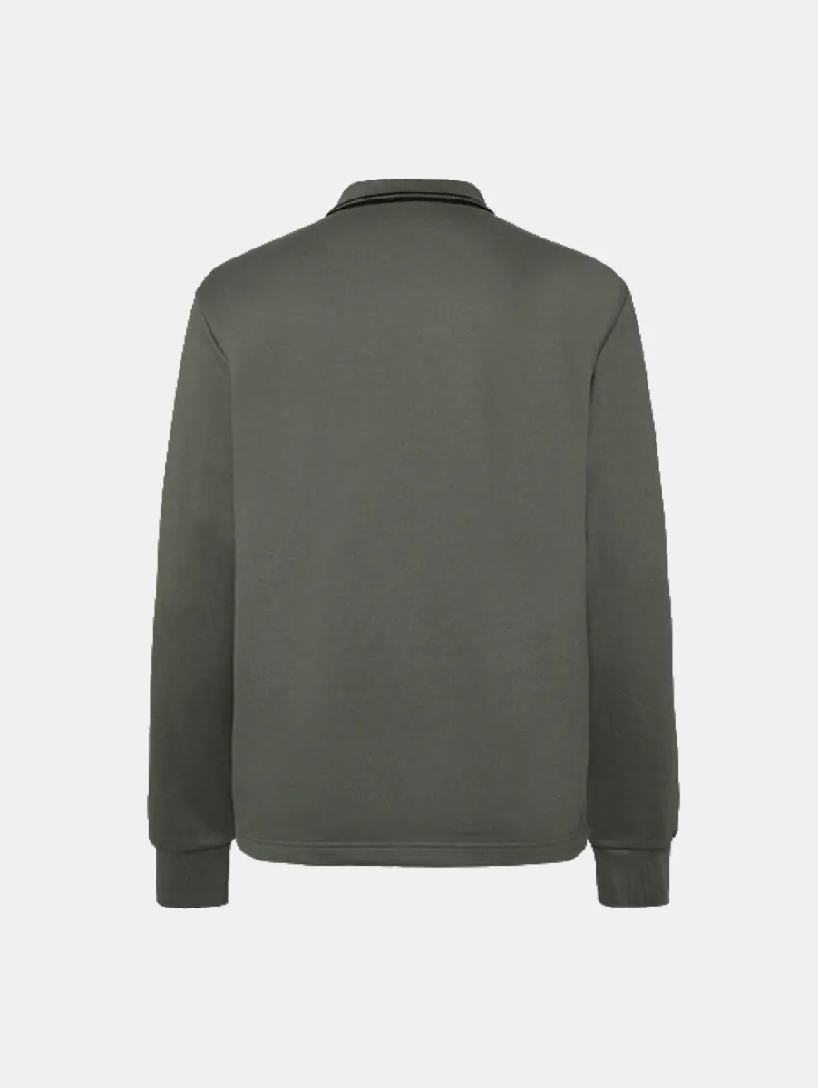 Fred Perry Tipped Collared Sweatshirt 2 Fred Perry m3496 x21 lrl wrth green
