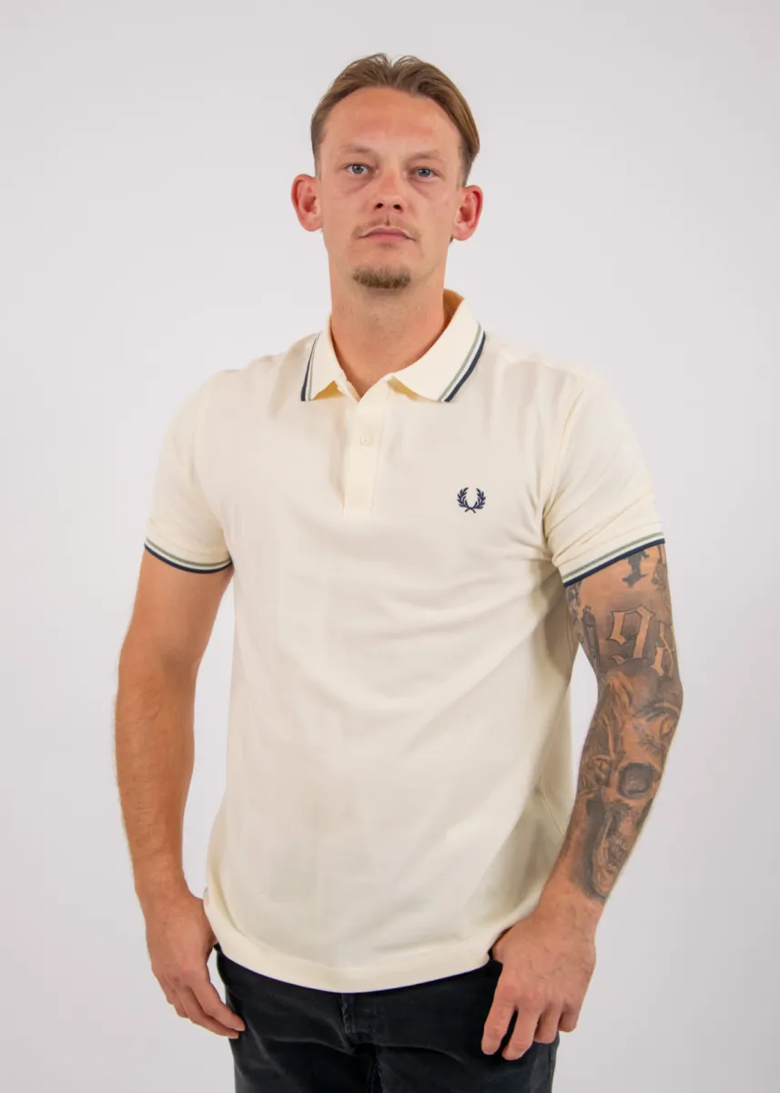 Fred Perry Twin Tipped Fred Perry Shirt 2 Fred Perry m3600 68c ecr/seagrs/dkair