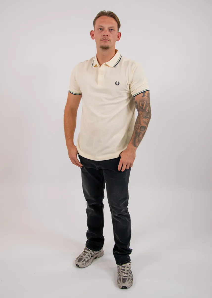 Fred Perry Twin Tipped Fred Perry Shirt 5 Fred Perry m3600 68c ecr/seagrs/dkair