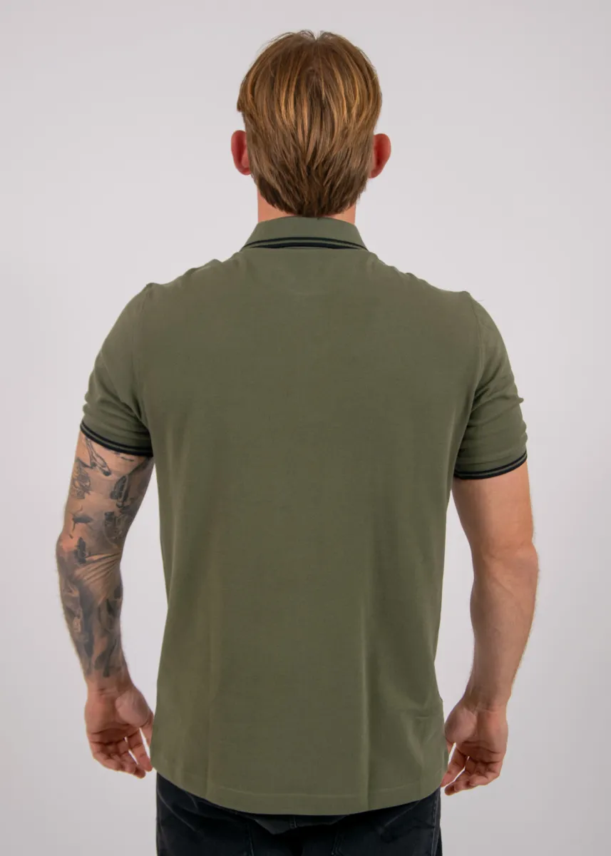 Fred Perry Twin Tipped Fred Perry Shirt 4 Fred Perry m3600 z50 lrlwrthgreen/blk