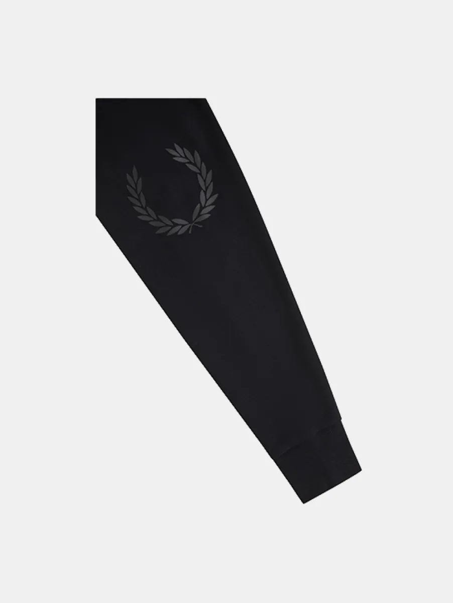 Fred Perry Reflective Laurel Sweatshirt 3 Fred Perry m3622 102 black