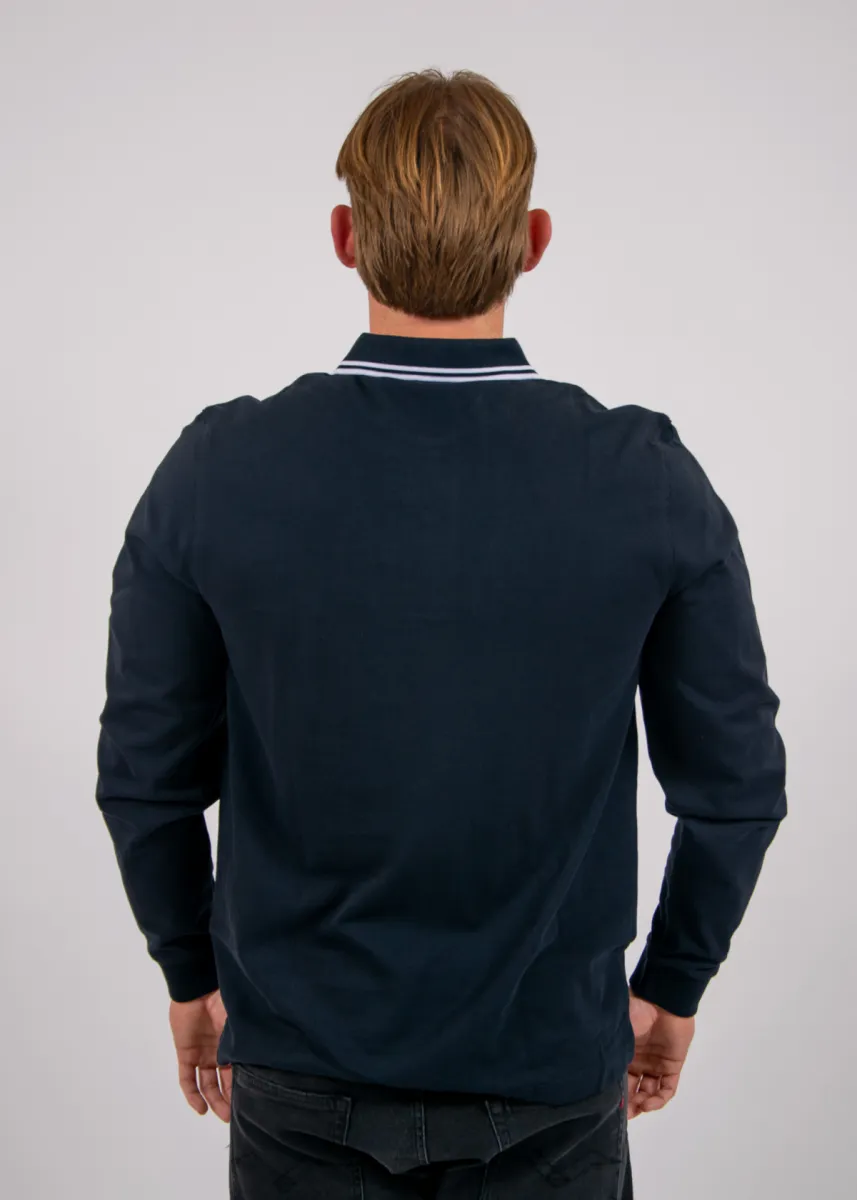 Fred Perry LS Twin Tipped FP Shirt 4 Fred Perry m3636 238 navy/white