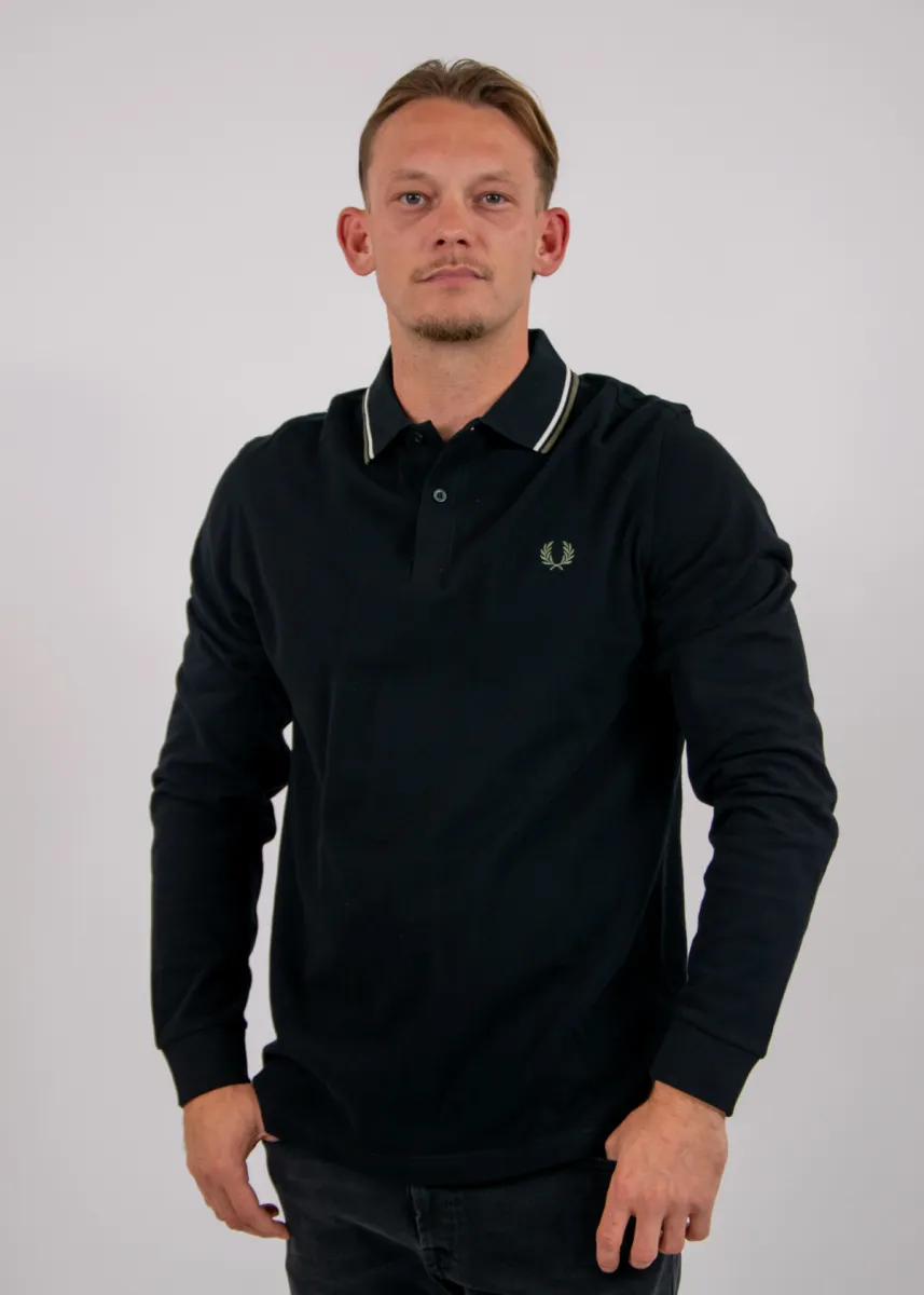 Fred Perry LS Twin Tipped FP Shirt 2 Fred Perry m3636 w54 blk/ecr/lrlwgren