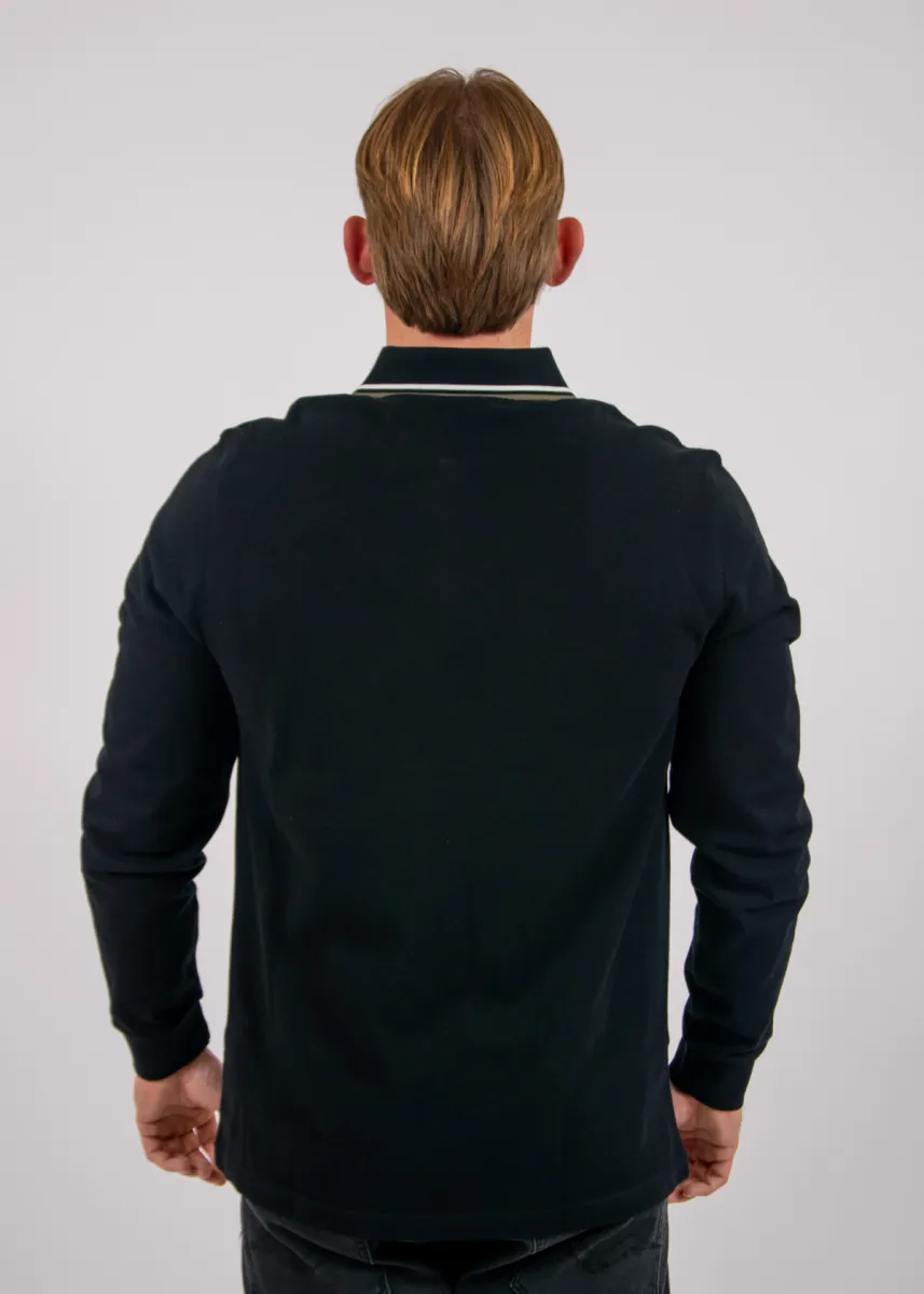 Fred Perry LS Twin Tipped FP Shirt 4 Fred Perry m3636 w54 blk/ecr/lrlwgren