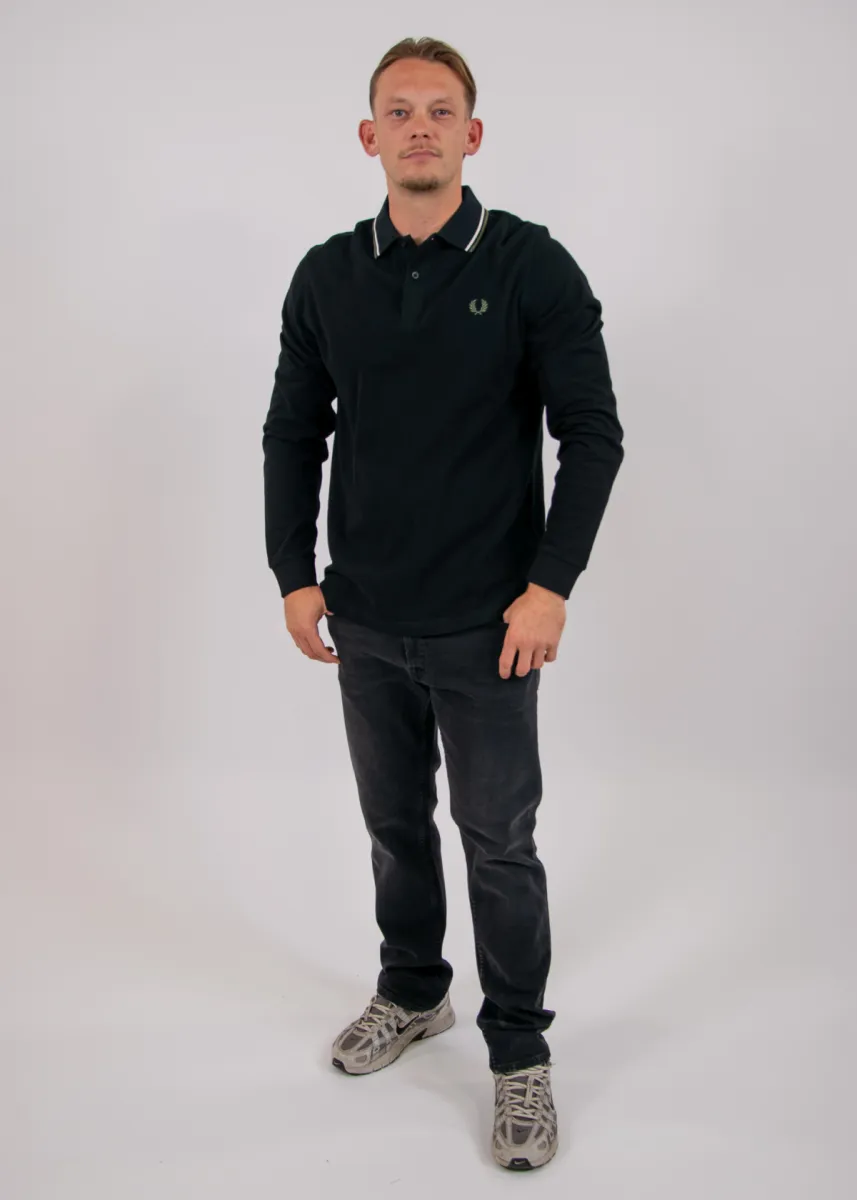 Fred Perry LS Twin Tipped FP Shirt 5 Fred Perry m3636 w54 blk/ecr/lrlwgren