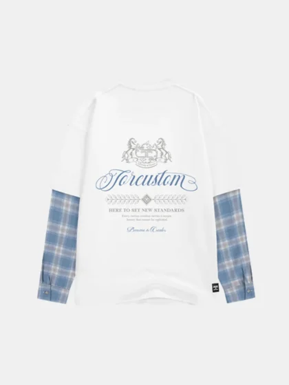 Jorcustom handscript2.0 flannel doubl white-bountyblue