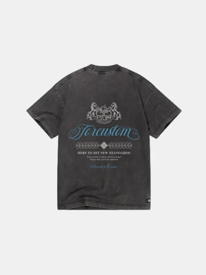 Jorcustom handscript2.0 loose fit t- acidgrey