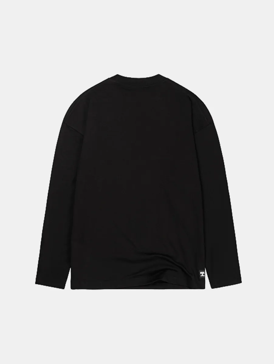 Jorcustom Individuality Longsleeve T-Shirt 2 Jorcustom individuality longsleeve t-shi black