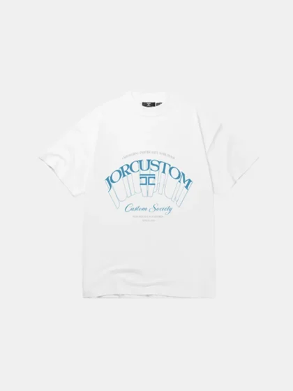 Jorcustom individuality loose fit t- white