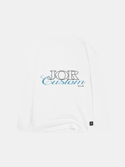Jorcustom jorcustom longsleeve t-shi white