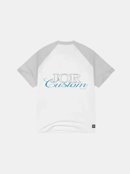 Jorcustom jorcustom raglan t-shirt white-lightgrey