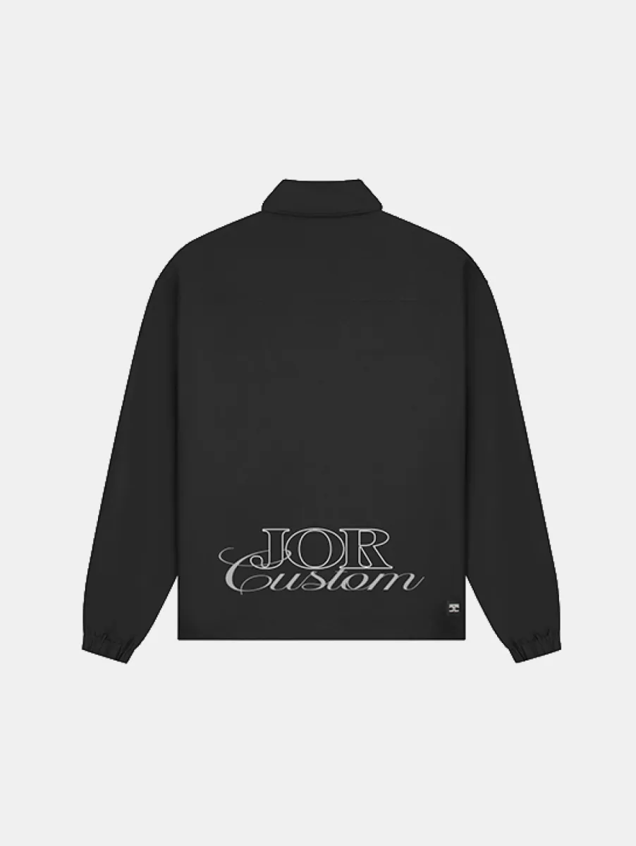 Jorcustom JORcustum Coach Jacket 2 Jorcustom jorcustum coach jacket black