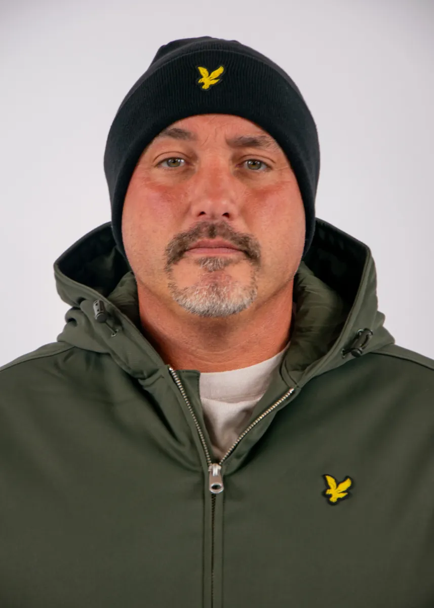 Lyle & Scott Basic Beanie 2 Lyle & Scott he2530a z865 jet black