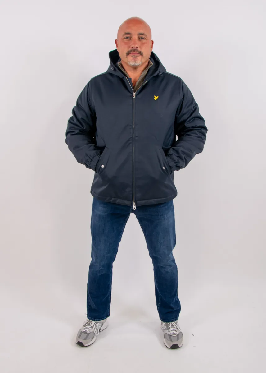 Lyle & Scott Padded Hooded Zip Through Jacket 5 Lyle & Scott jk2514v z271 dark navy