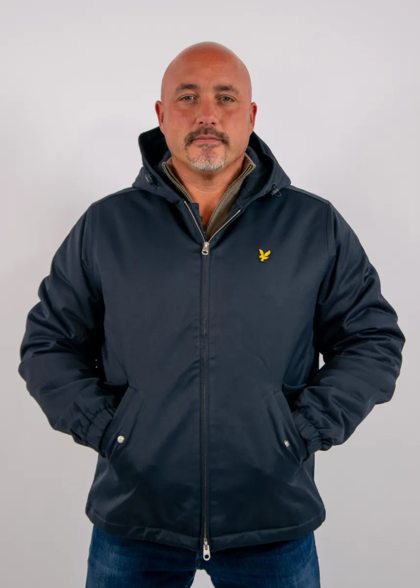 Lyle & Scott Padded Hooded Zip Through Jacket 2 Lyle & Scott jk2514v z271 dark navy