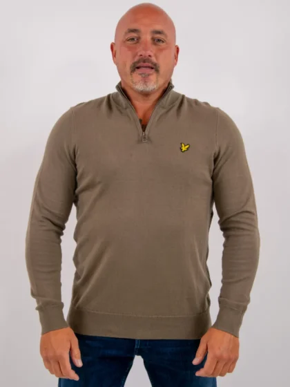 Lyle & Scott kn2112vc x569 khaki ash