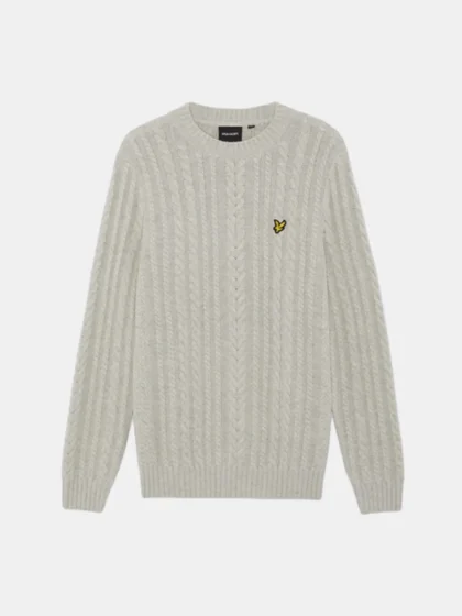 Lyle & Scott kn2564v y363 putty marl