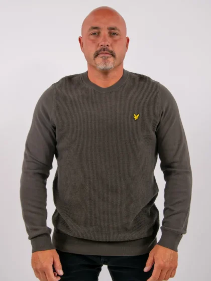 Lyle & Scott kn2569v y321 shadow slate