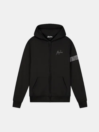 Malelions captain zip hoodie black