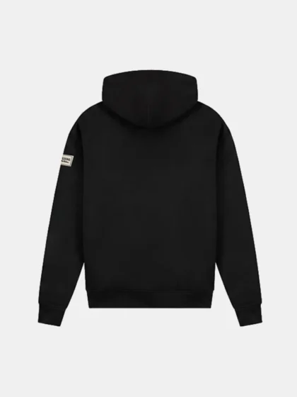 Malelions collection zip hoodie black