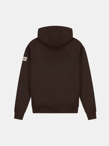 Malelions collection zip hoodie brown