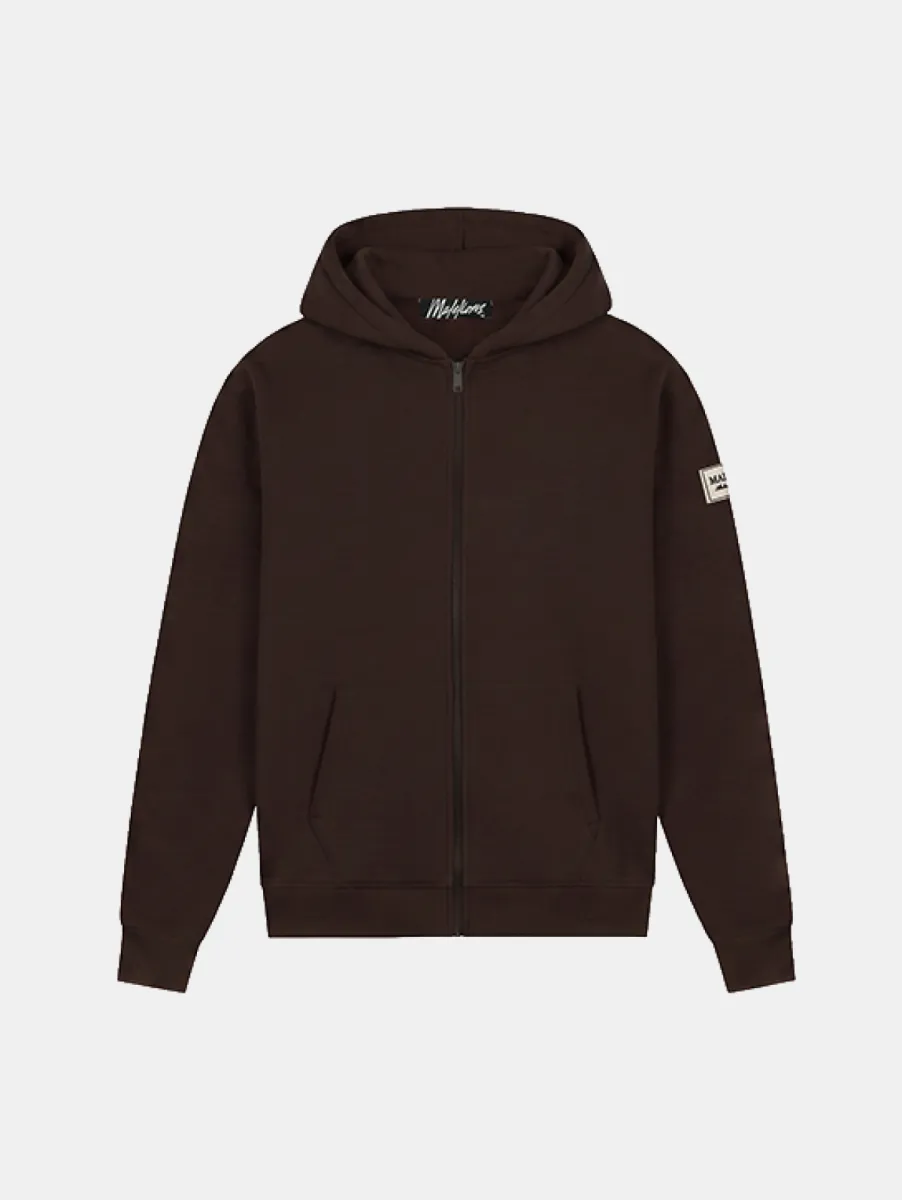 Malelions Collection Zip Hoodie 1 Malelions collection zip hoodie brown